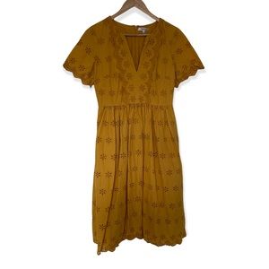 Madewell Scalloped Eyelet Dress - 4